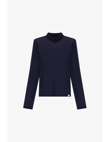 Sous-pull col roulé en laine et lyocell – Imperial Femme