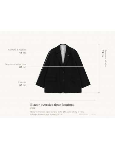 Blazer oversize col à revers deux boutons – Imperial Femme