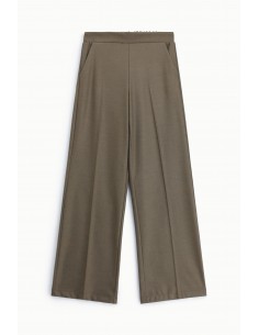 Pantalon baggy en drap sergé rayé lurex – Imperial Femme