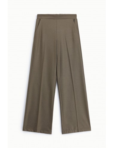 Pantalon baggy en drap sergé rayé lurex – Imperial Femme