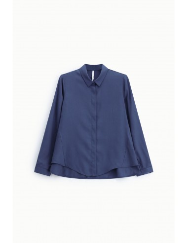 Chemise droite forme trapèze ourlet asymétrique – Imperial Femme