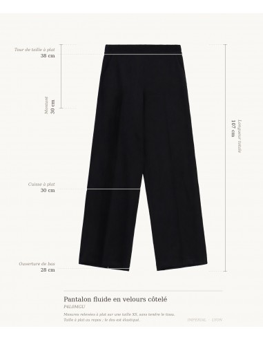 Pantalon fluide en velours côtelé – Imperial Femme