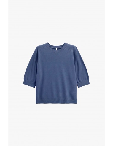 Pull col rond manches ballon trois-quarts – Imperial Femme