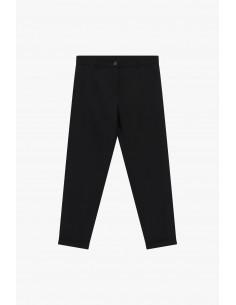 Pantalon cropped fuselé en draperie – Imperial Femme