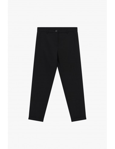 Pantalon cropped fuselé en draperie – Imperial Femme