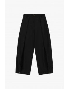 Pantalon palazzo à œillets métalliques dorés – Imperial Femme
