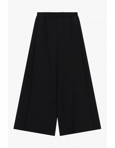 Pantalon palazzo très large à fente en crêpe fluide – Imperial Femme