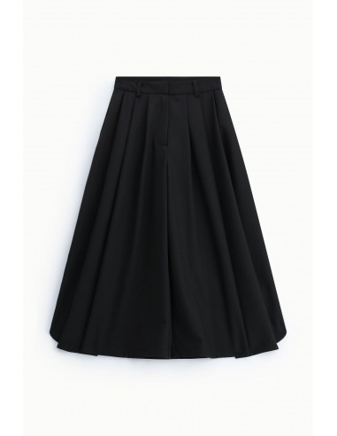 Jupe-culotte à pinces et ourlet arrondi en draperie – Imperial Femme
