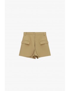 Short taille haute à pans de jupe rapportés – Imperial Femme