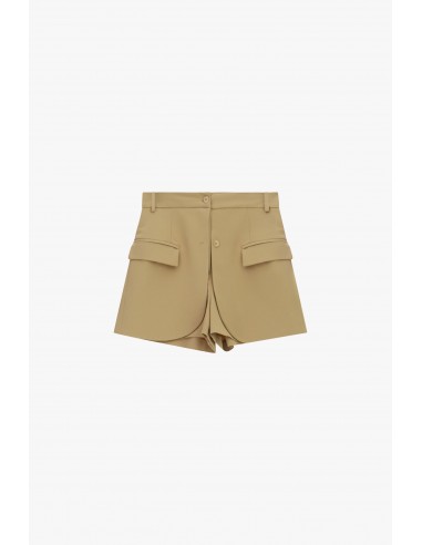 Short taille haute à pans de jupe rapportés – Imperial Femme