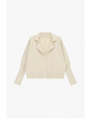 Cardigan à manches chauve-souris et manchons côtelés – Imperial Femme