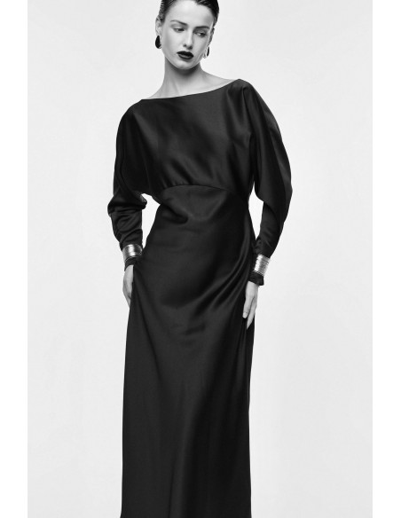 Robe longue noire de c&eacute;r&eacute;monie &ndash; Imperial Femme